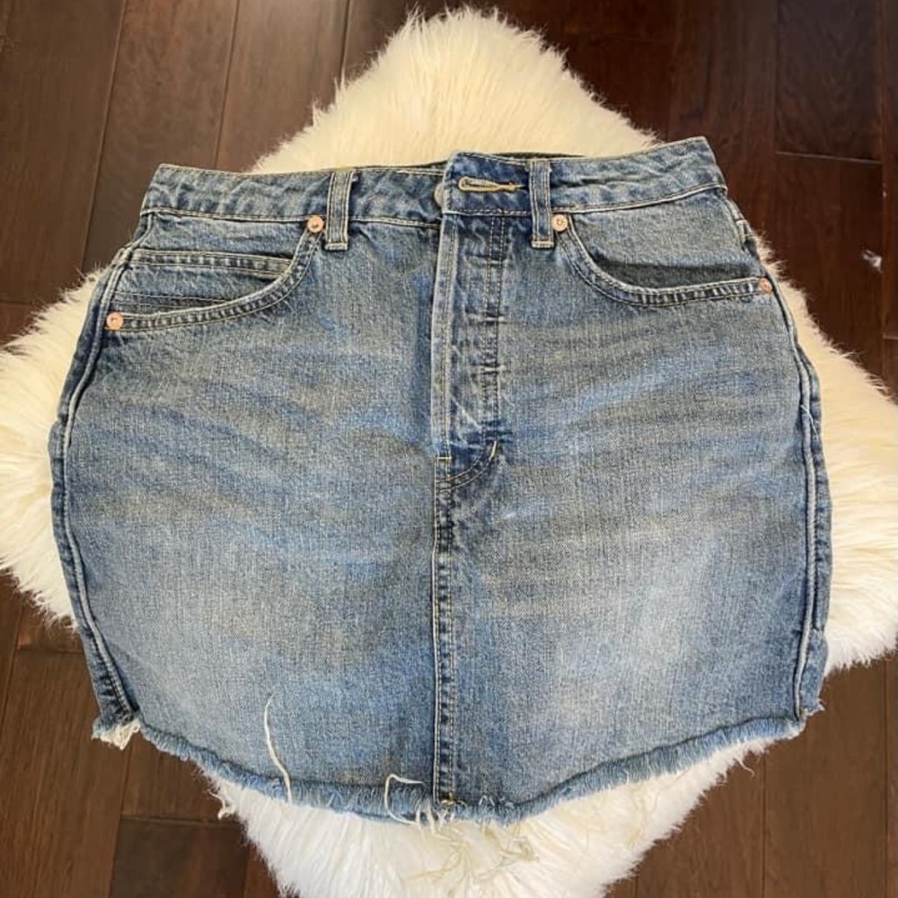 Free People Denim Skirt